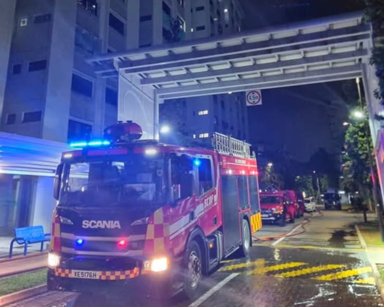 One person dead, two firefighters injured in Clementi flat fire