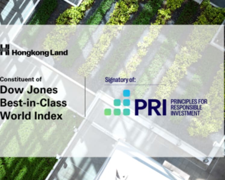 Hongkong Land Recognised as Global Leader in Sustainability Industry Rankings