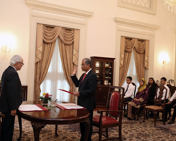 Mr Masagos Zulkifli sworn-in as a full minister