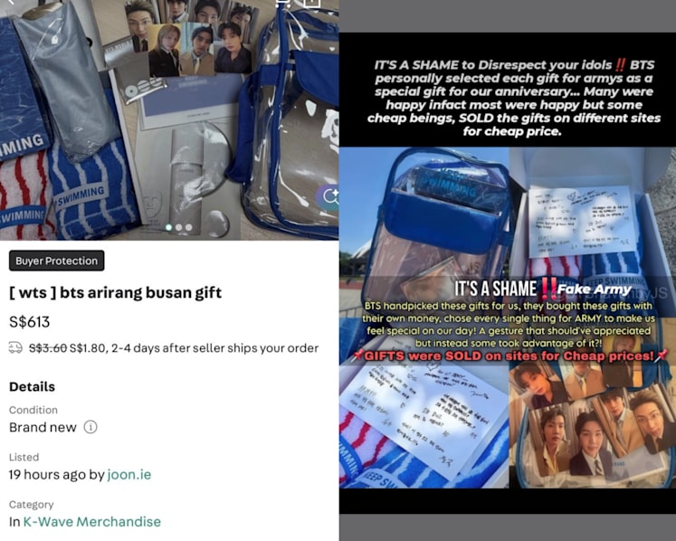BTS fans upset after exclusive Busan concert gift bags appear on resale platforms