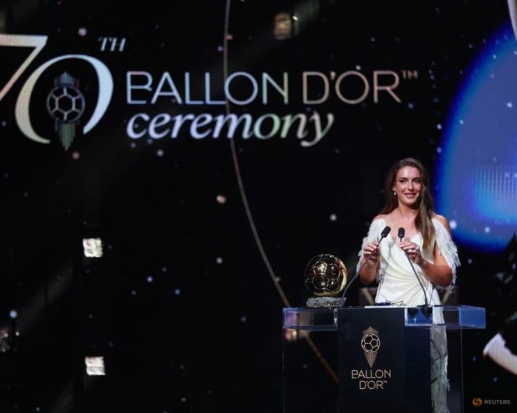 Putellas wins 2026 Ballon d'Or Feminin award