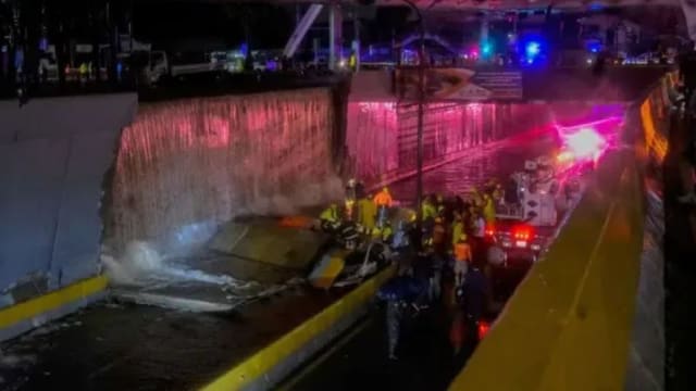 多米尼加遭暴雨袭击 建筑墙壁倒塌致21人死亡