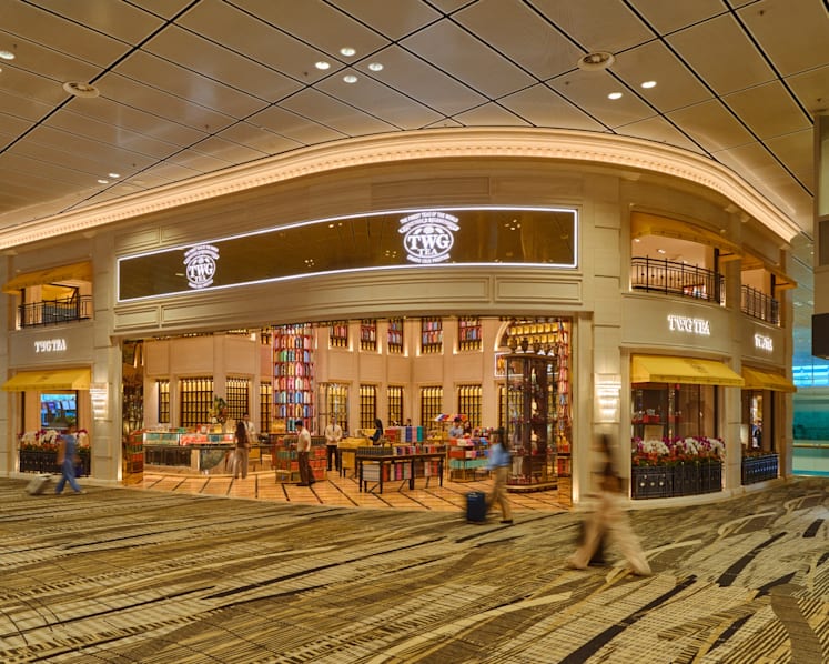 TWG Tea opens its largest store in the world at Changi Airport – with its first permanent museum