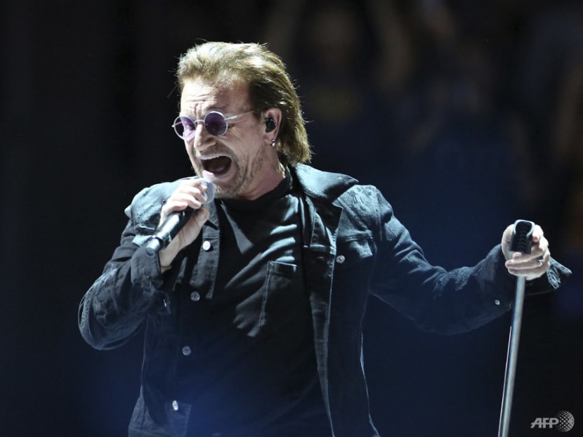 U2’s Bono says the group’s earlier music makes him ‘cringe a little bit’