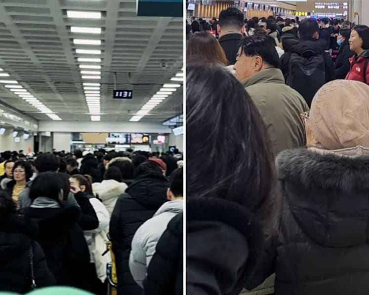 More than 8,000 passengers stranded at Jeju airport after flights cancelled due to heavy snowfall
