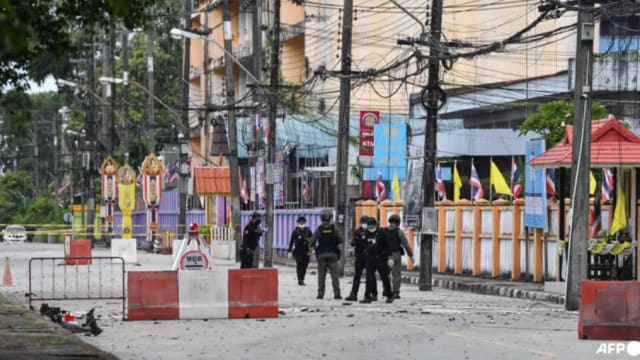 泰南发生爆炸枪击事件后 马国加强马泰边界管制