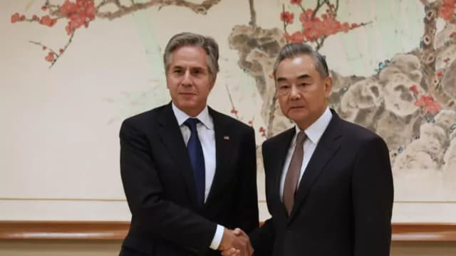 王毅同布林肯会面 促美不能总以两副面孔对待中国