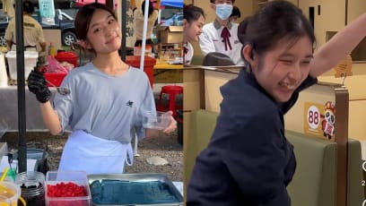 Haidilao M’sia’s Most Popular Dancing Waitress Is Now Selling Ice Agar-Agar On Streets Of Penang