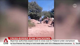 Scam crackdown: More than 600 flee from Myanmar compound during raid, cross into Thailand 