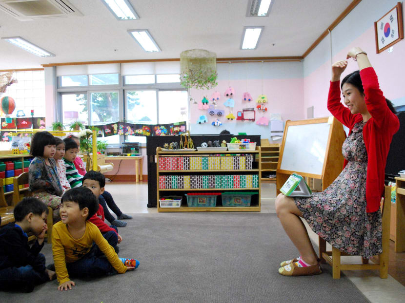 In Seoul, tuition for pre-schoolers is a norm
