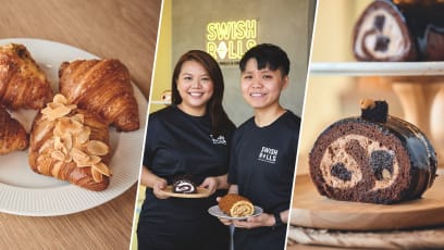 Ex-Antoinette Baker Sells Fab Sea Salt Croissant & Euro-Style Swiss Rolls At New Kiosk Swish Rolls