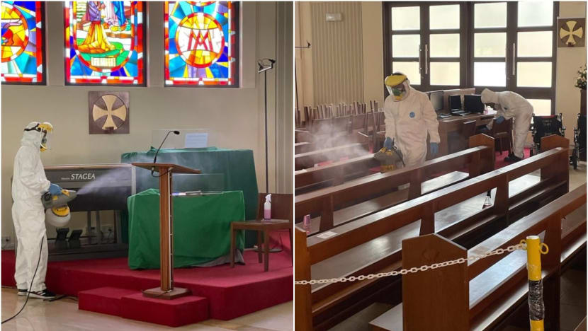 4 people who have Covid-19 but no symptoms visited 4 Catholic churches, contact-tracing with MOH ongoing