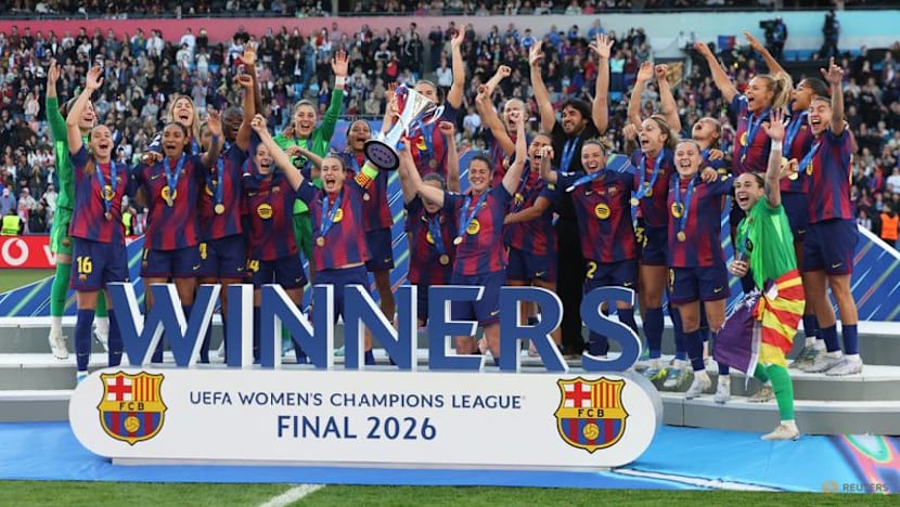 Barcelona power to 4-0 women's Champions League final win over Lyon