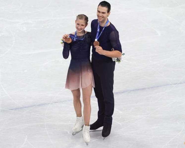 Figure Skating-Germany's Fabienne Hase says bronze with Volodin "doesn't suck at all"