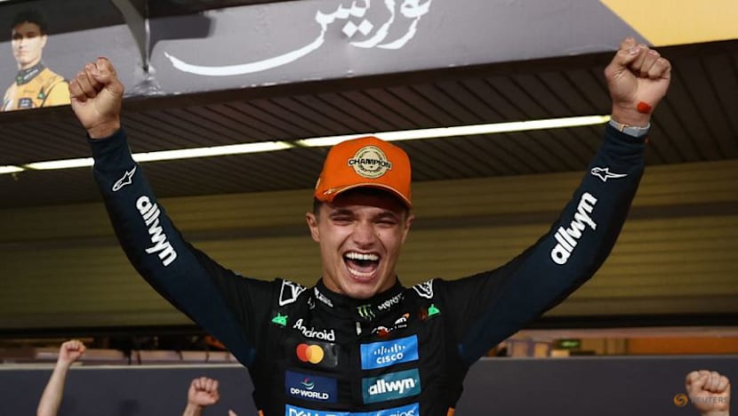 Norris says 'giddy' Russell is hungry for his F1 crown