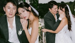 Celebrity couple Edwin Goh and Rachel Wan share Taylor Swift-inspired pre-wedding photos shot in Mandai