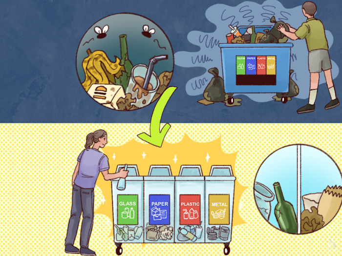 The blue bin changed how Singapore recycles. Now it may be holding recycling back