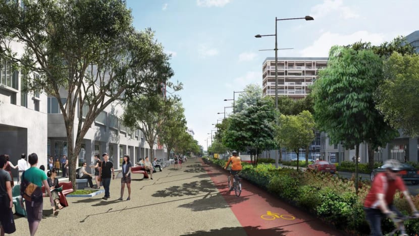 Pedestrian-friendly facilities for redesigned Bencoolen Street
