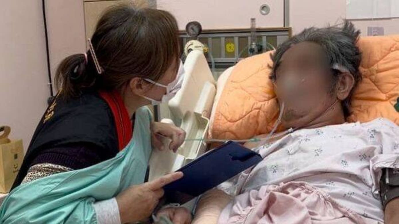 台湾病危女子与加护病房男友登记结婚 隔日安详离世