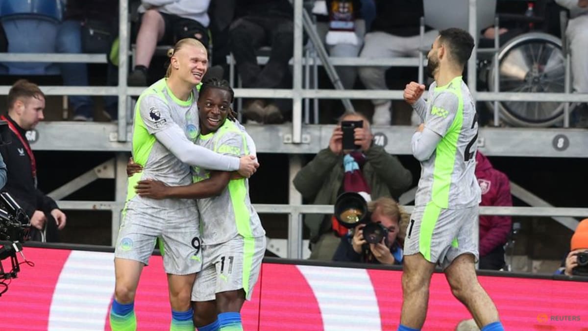 Man City go top and relegate Burnley with narrow Turf Moor win