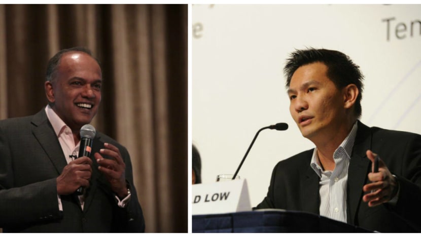 My first apology was insincere: Donald Low to Shanmugam