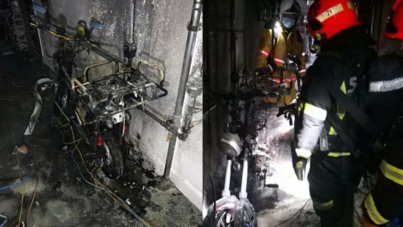 Basikal elektrik terbakar di Macpherson; 90 penduduk dipindahkan Basikal elektrik terbakar di Macpherson; 90 penduduk dipindahkan