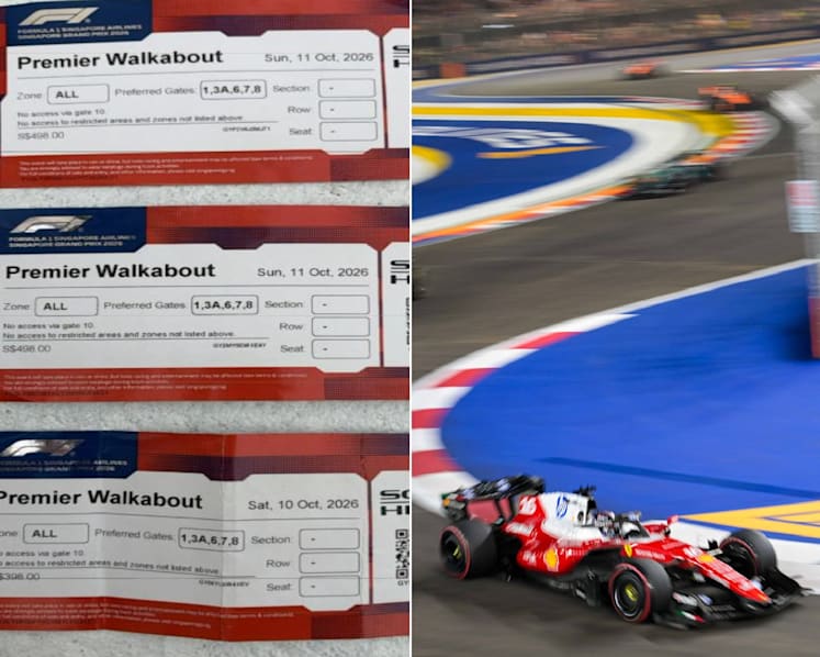 Man charged with trespassing into F1 Singapore Grand Prix event area