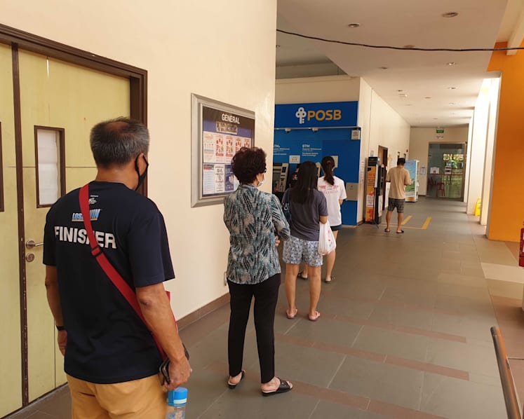 Government’s S$600 payout on April 14 draws queues at ATMs islandwide