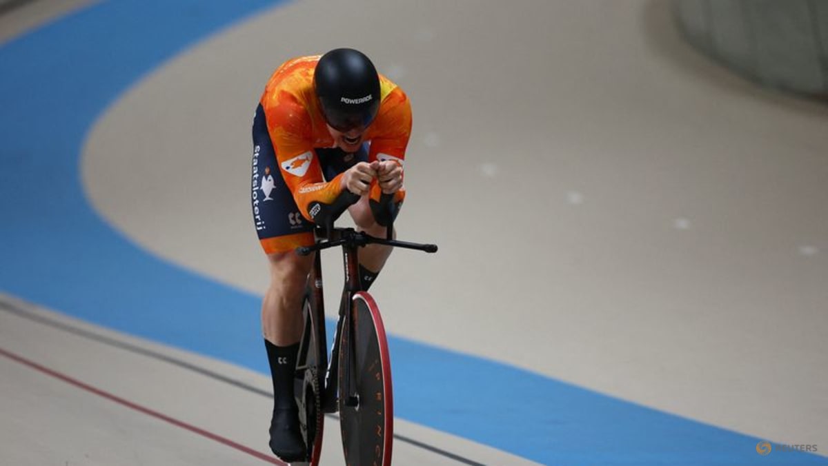 Lavreysen makes history with quadruple gold haul at world championships