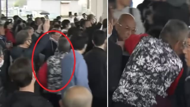 “渔港大叔”率先压制嫌犯成网络热搜 日首相逃过一劫致电道谢