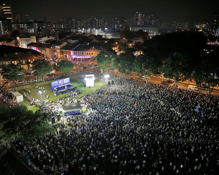 WP holds its second GE2015 rally
