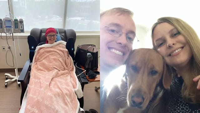 爱犬“嗅”出癌细胞 两度救男女主人性命