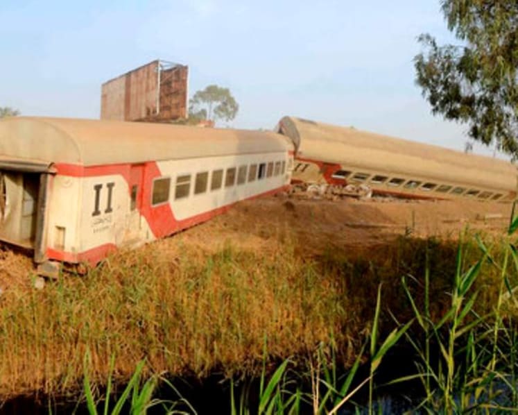 Egypt says 11 killed in train crash north of Cairo