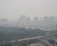 Air quality in four regions of Singapore in unhealthy range