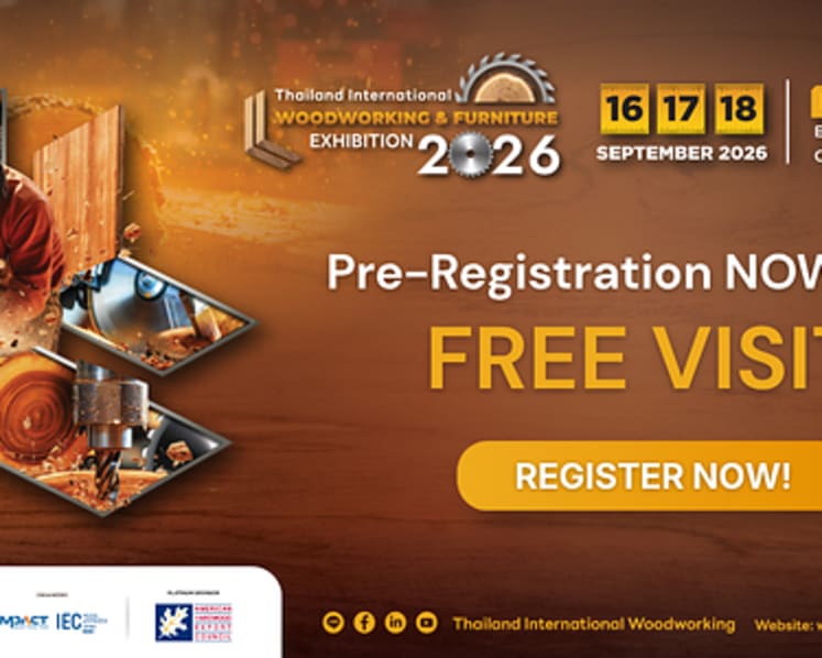 TIWF 2026 Set to Return as the Year's Premier Event, Elevating the Woodworking and Furniture Industry Across ASEAN