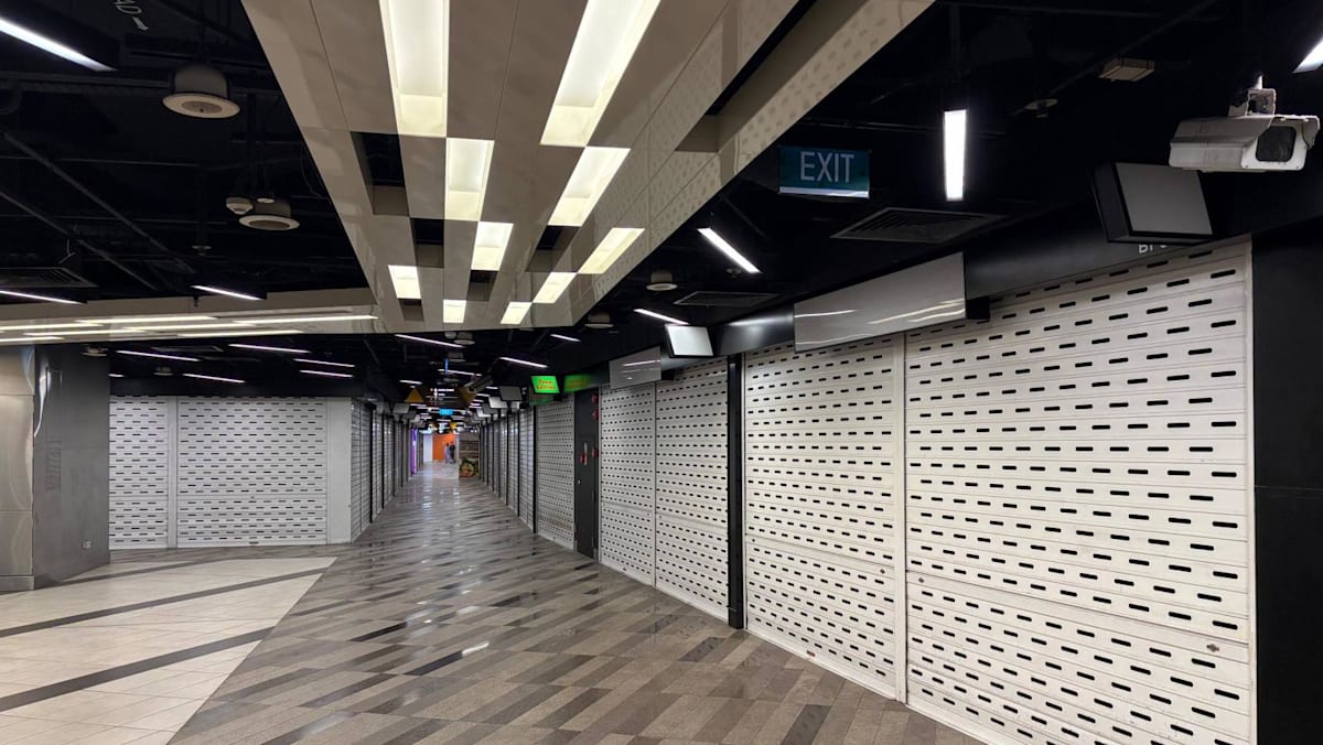Once-bustling retail stretch at Tanjong Pagar MRT station now mostly vacant amid lease uncertainties