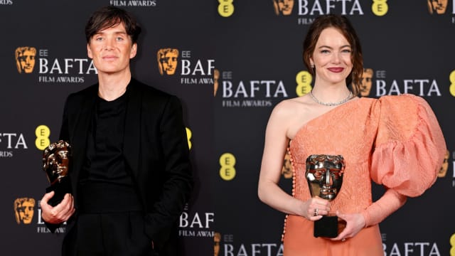“Oppenheimer”勇夺“英国奥斯卡”7大奖　Emma Stone二度封后