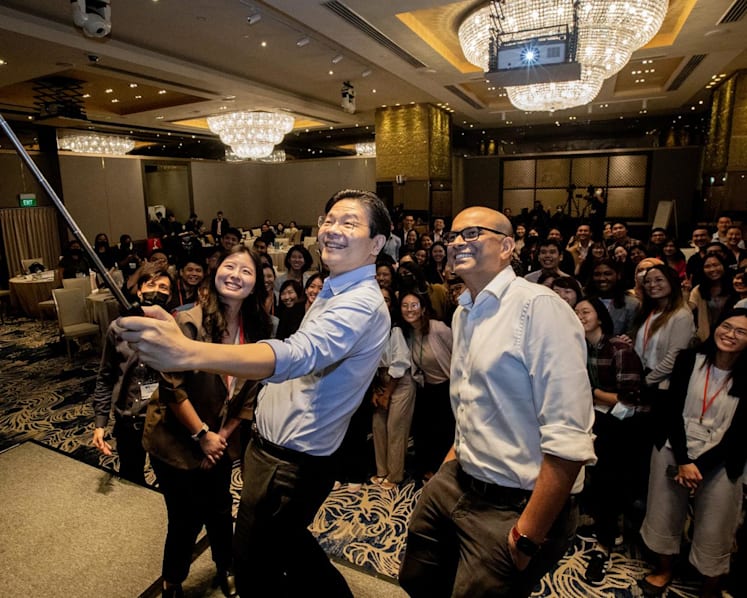 Political diversity ultimately decided by Singaporeans, DPM Lawrence Wong tells youth