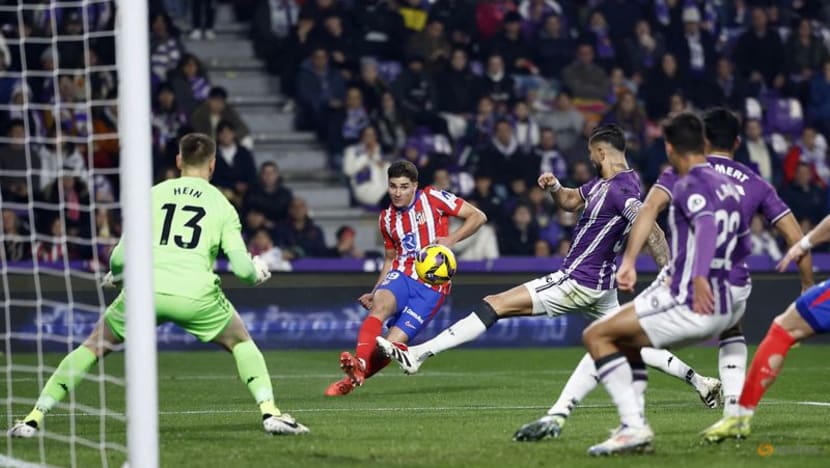 Atletico thrash Valladolid 5-0 to provisionally move to second in LaLiga Atletico thrash Valladolid 5-0 to provisionally move to second in LaLiga