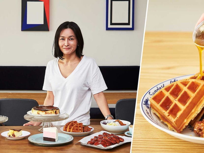 The Bukit Timah cafe also offers a gorgeous Neapolitan cake.