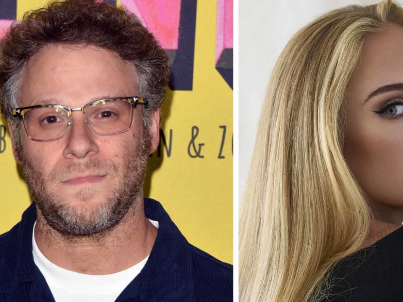 Seth Rogen was also very puzzled as to why he and his wife were given the best seats in the house.