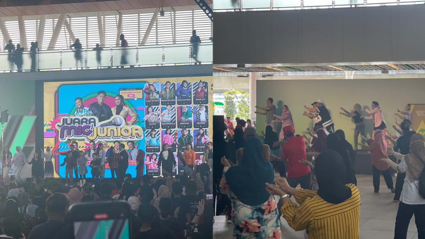  Persembahan peserta Juara Mic Junior & senaman bersama DJ Warna 942 warnai Mediacorp Untukmu@One Punggol