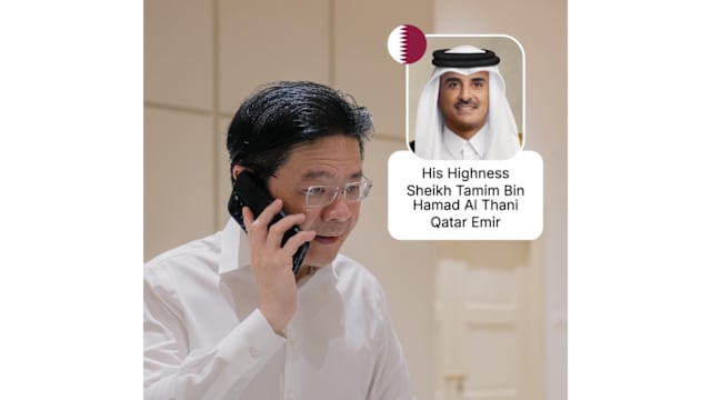 黄循财总理：支持以外交努力缓解中东紧张局势