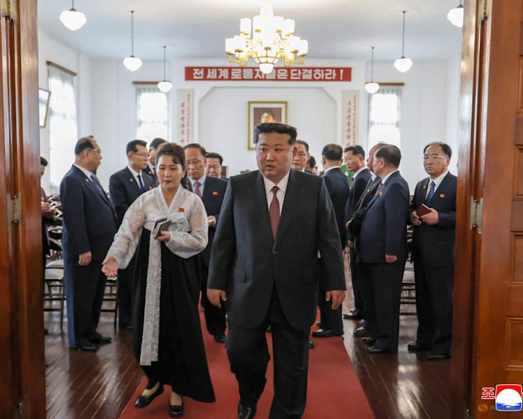 Kim boasts of North Korea's standing at celebration with foreign guests