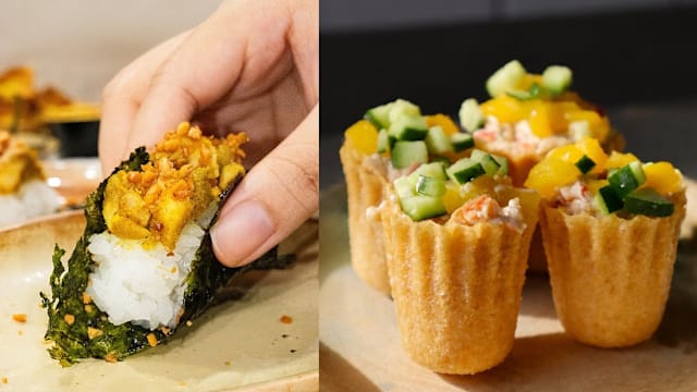 Satay寿司焗饭、蟹肉小金杯……Sushi Pinch进驻Chef X，推出国庆限时料理！