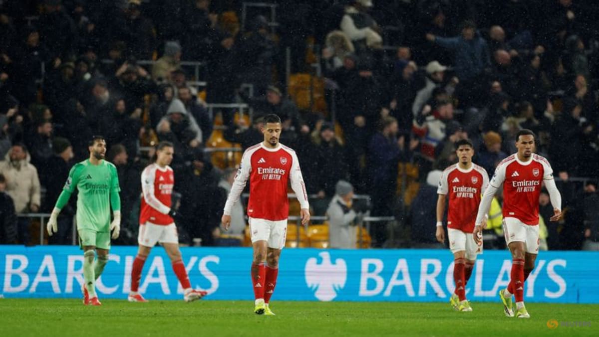 Sloppy Arsenal implode in 2-2 draw at bottom side Wolves - CNA