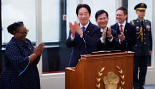 Taiwan won't give in to pressure, president says on return from Eswatini