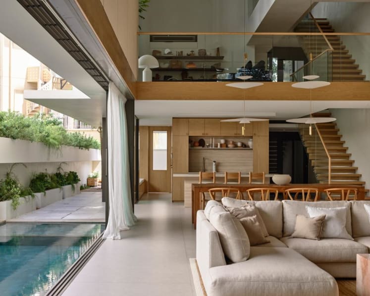 Multi-gen family home in Singapore finds privacy in radical redesign