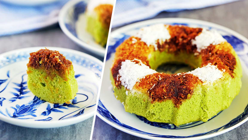 Bite-Sized Kueh Is Good, But This Giant Pandan Coconut One Is Even Better