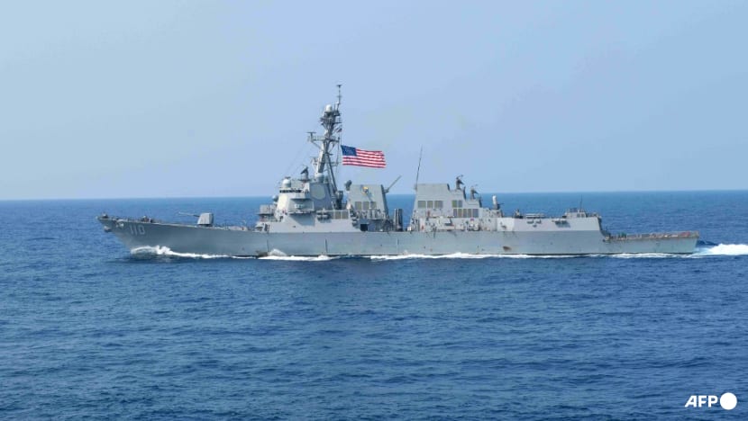 China military says it monitored US warship in Taiwan Strait
